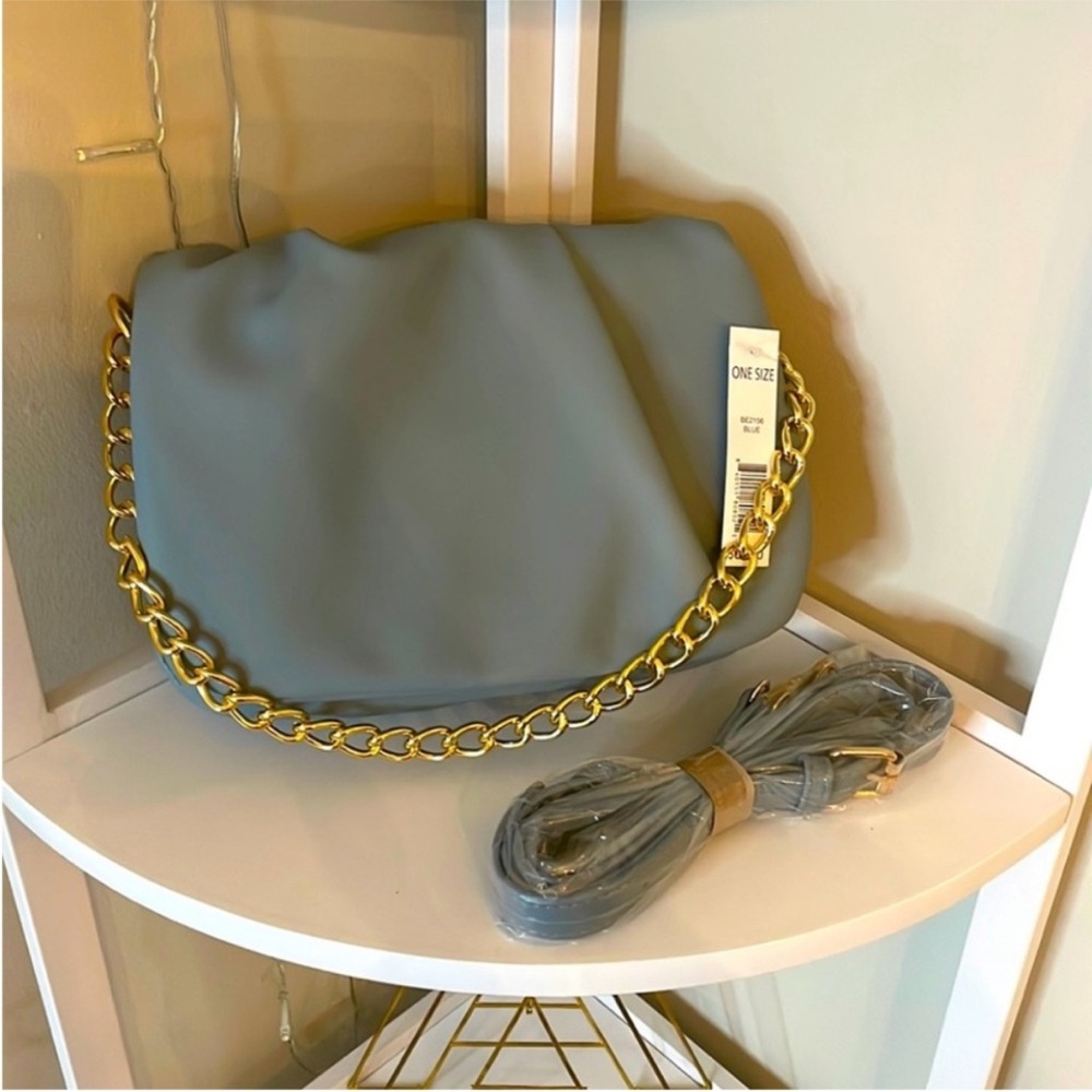 THE LIMITED Blue Simple Crossbody